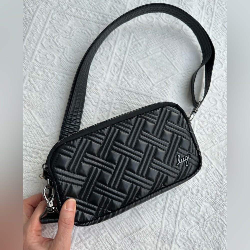Lug Coupe XL, convertible crossbody, metallic black - Picture 2 of 11